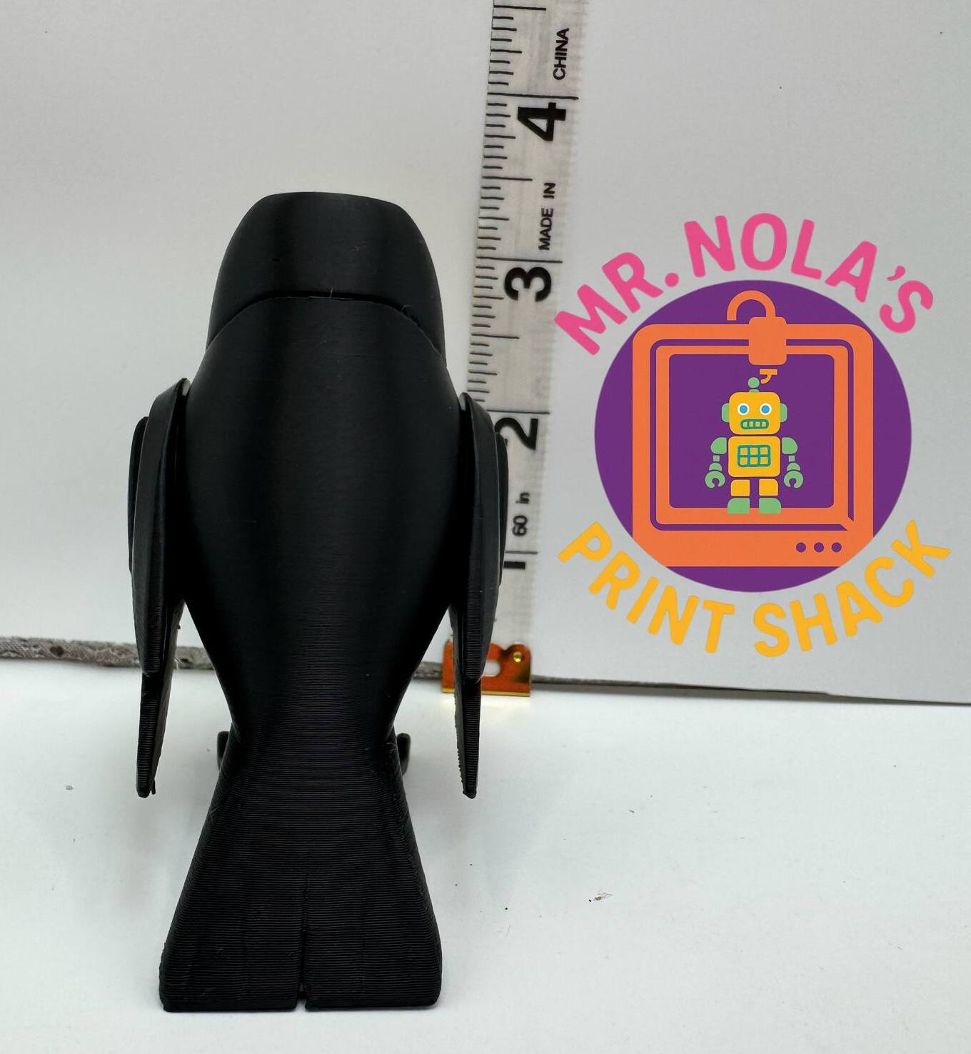 Print Shack  3D Printed Calvin The Catalyst Crow