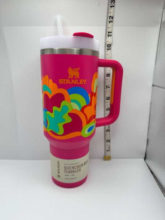 NEW Stanley Cup Exclusive 40oz Adventure Quencher 2.0 Tumbler Tropical Wave