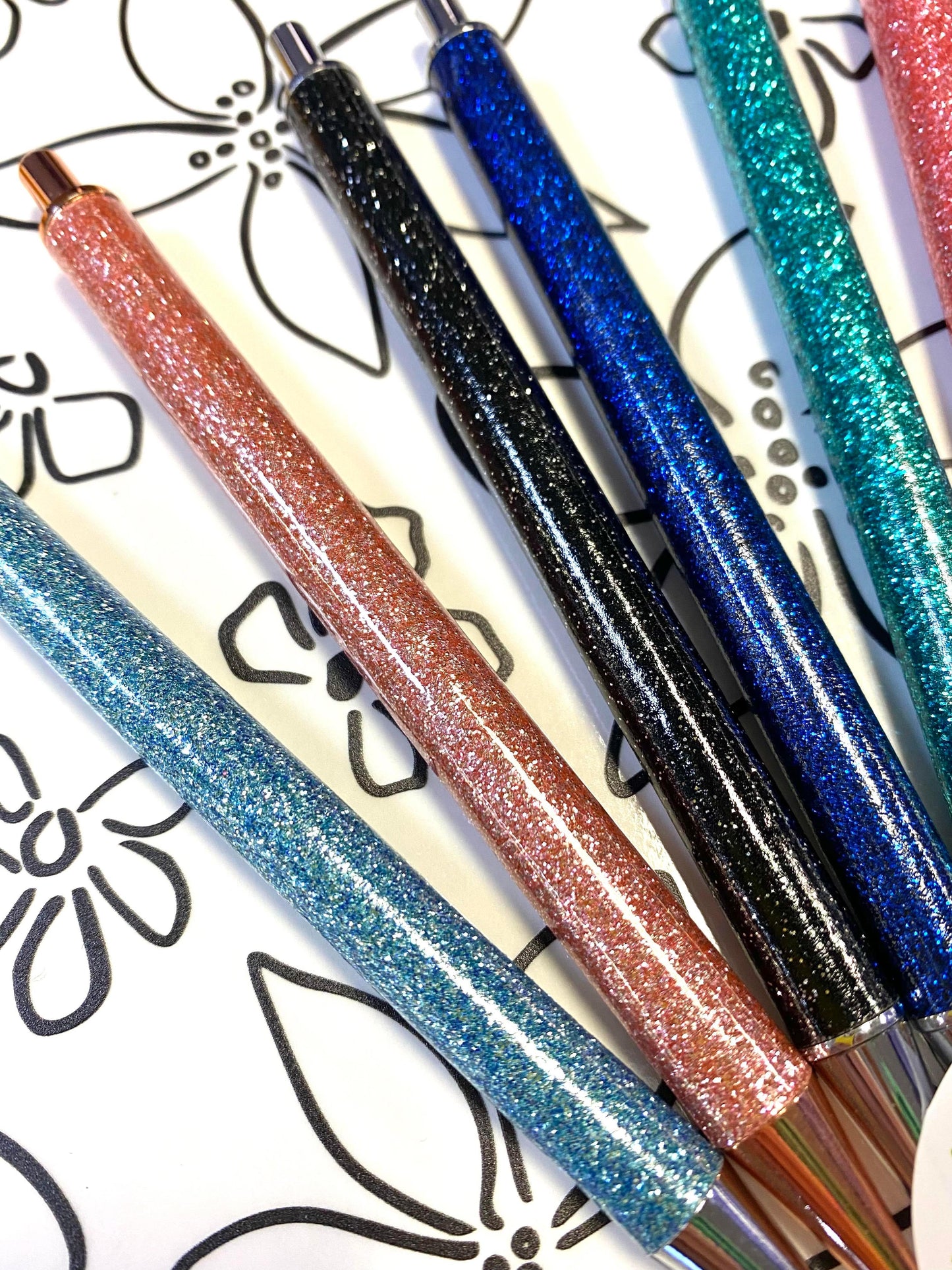 MNG Pre-Glittered Ink Pens- AKA Lazy Crafting