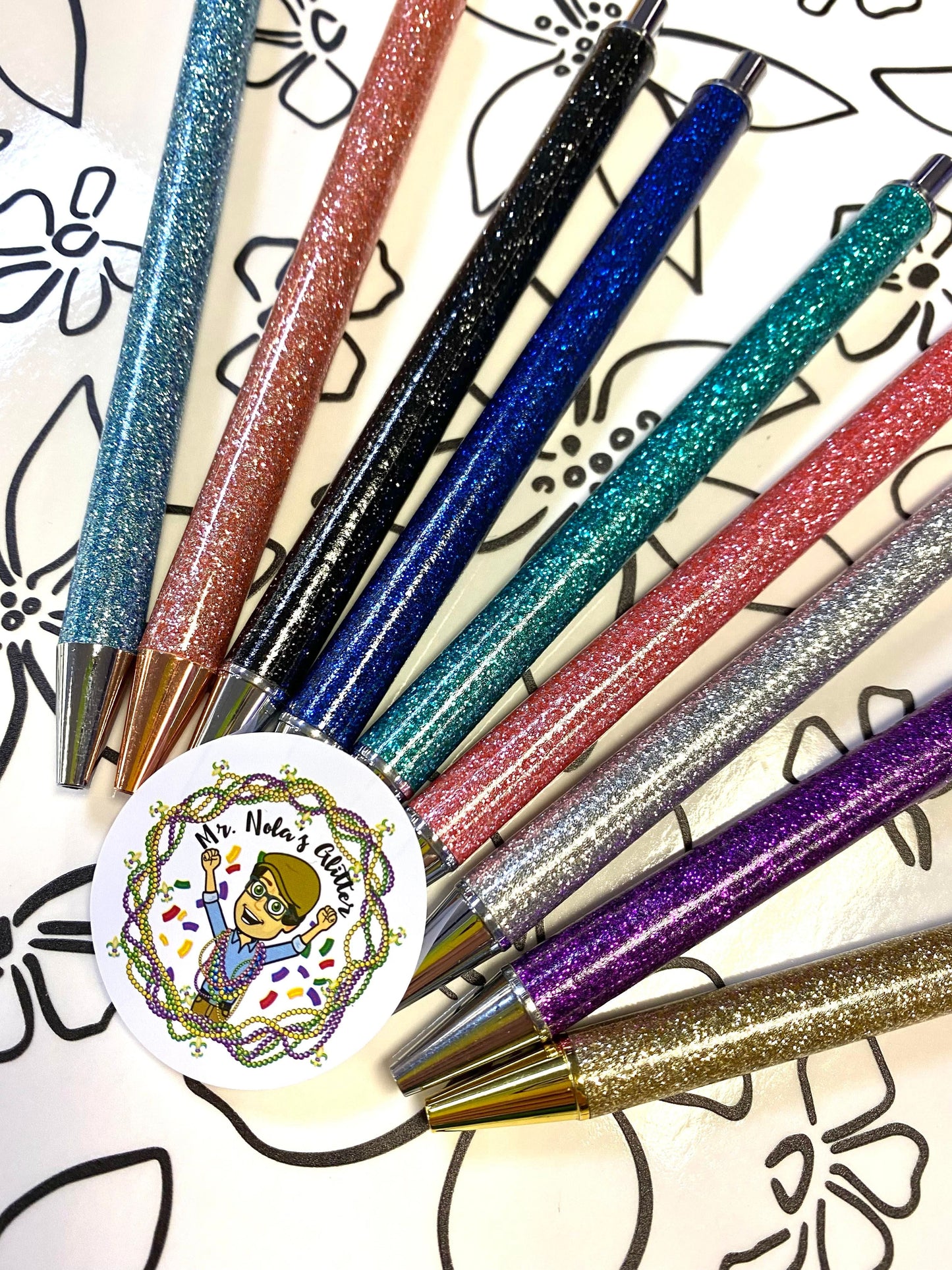 MNG Pre-Glittered Ink Pens- AKA Lazy Crafting