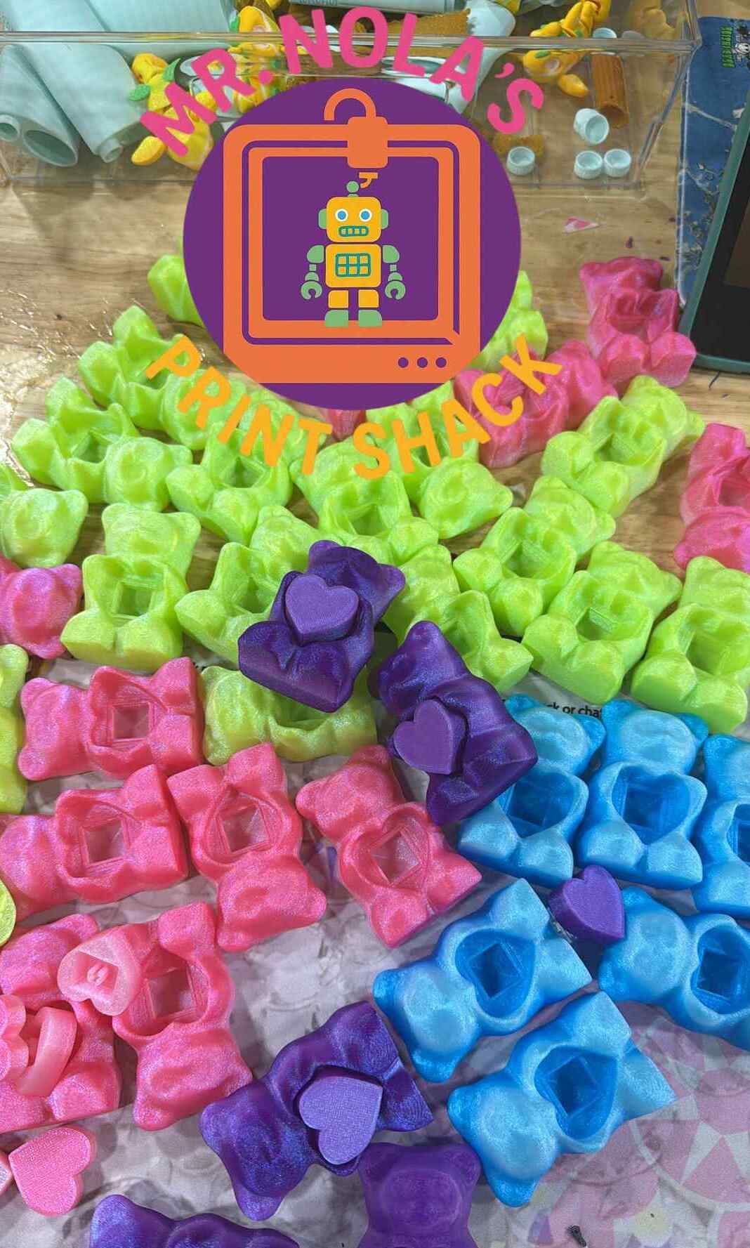 Print Shack  3D Printed Bad News Bears: Gummy Mayhem Edition