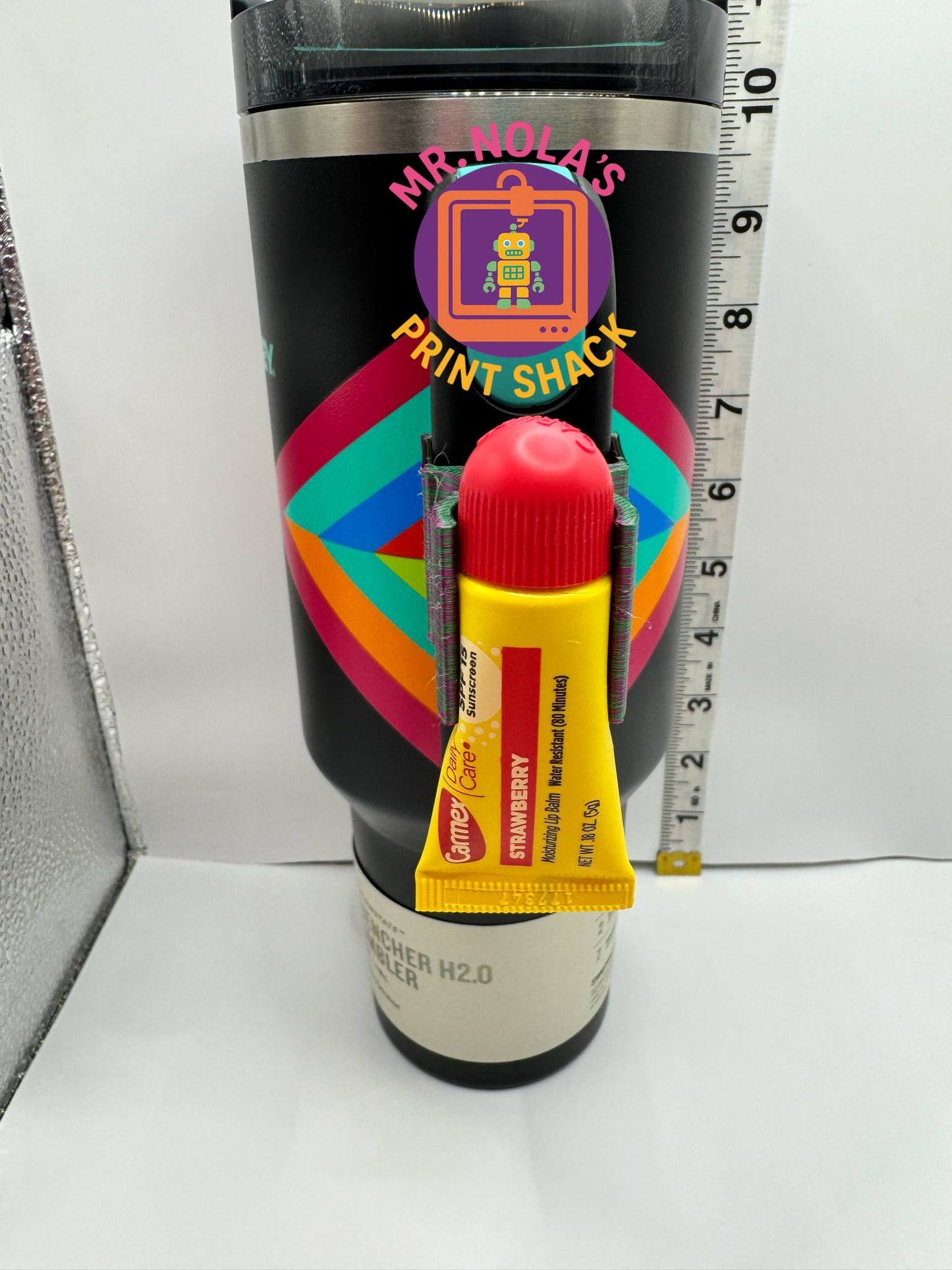 Print Shack  3D Printed Pucker Up Handle Clip- Watermelon Edition