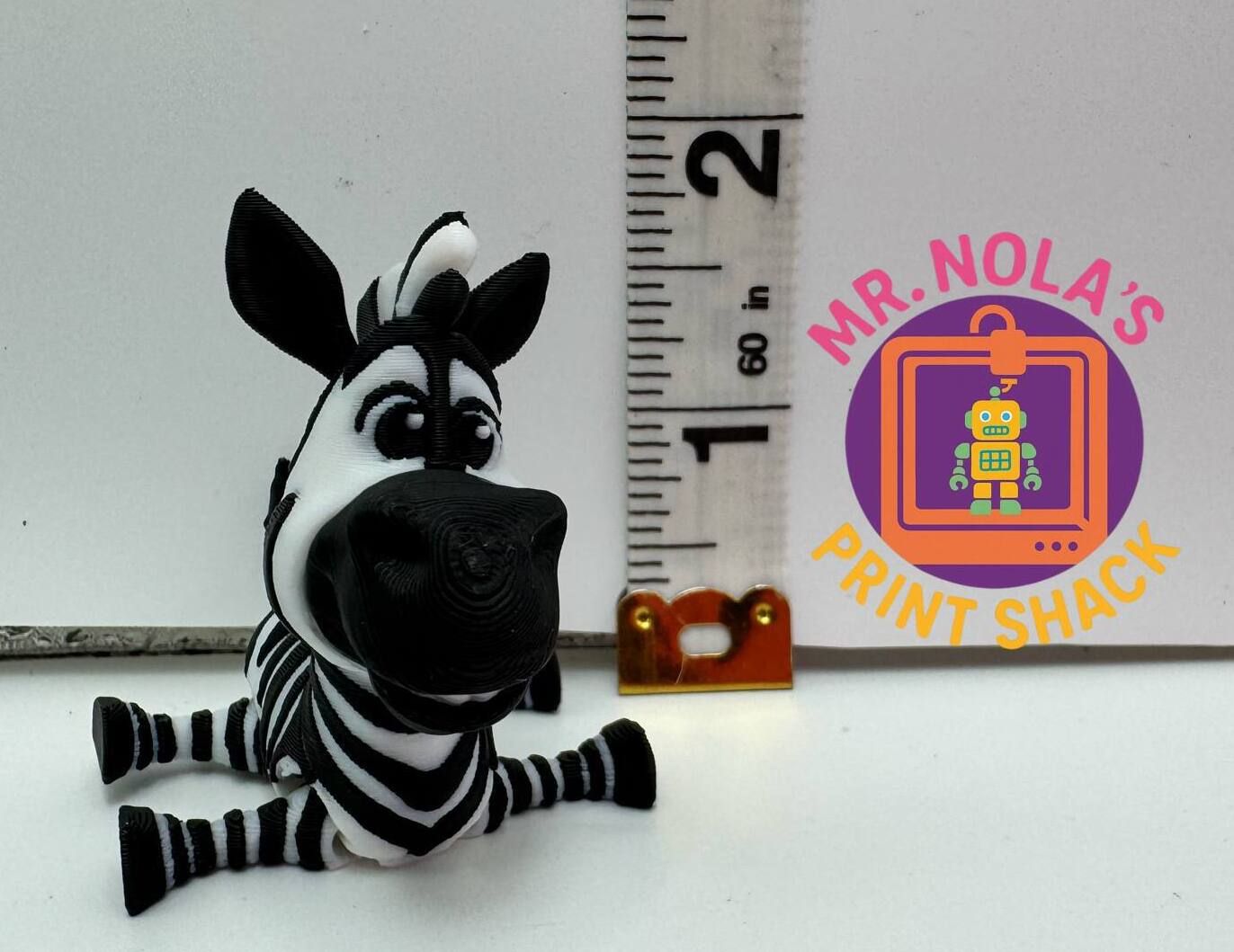 Print Shack  3D Printed Micro Zebra
