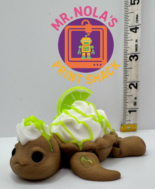 Print Shack  3D Printed Kellie Key Lime Turtle