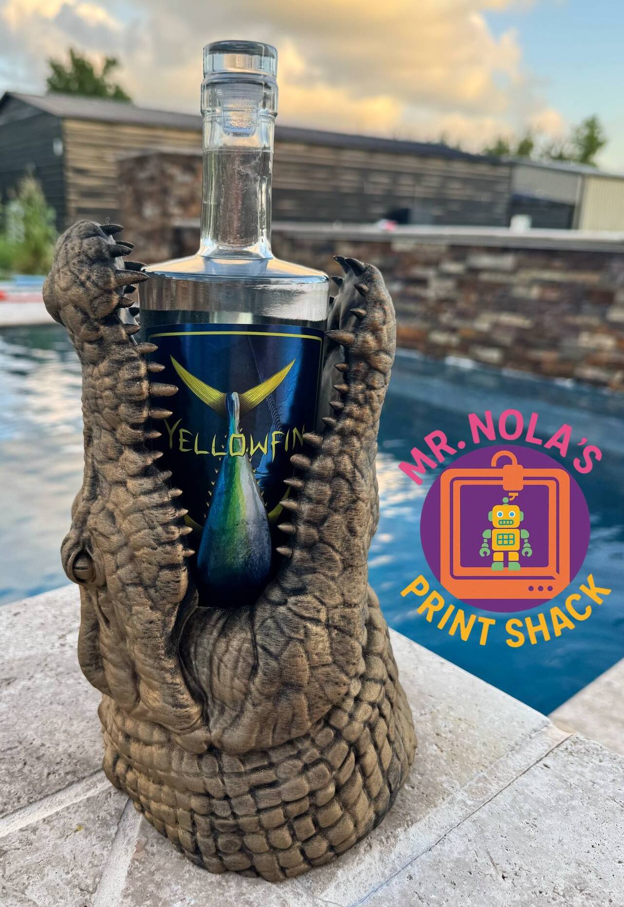 Print Shack  3D Printed Gnarles The Gator Gripper