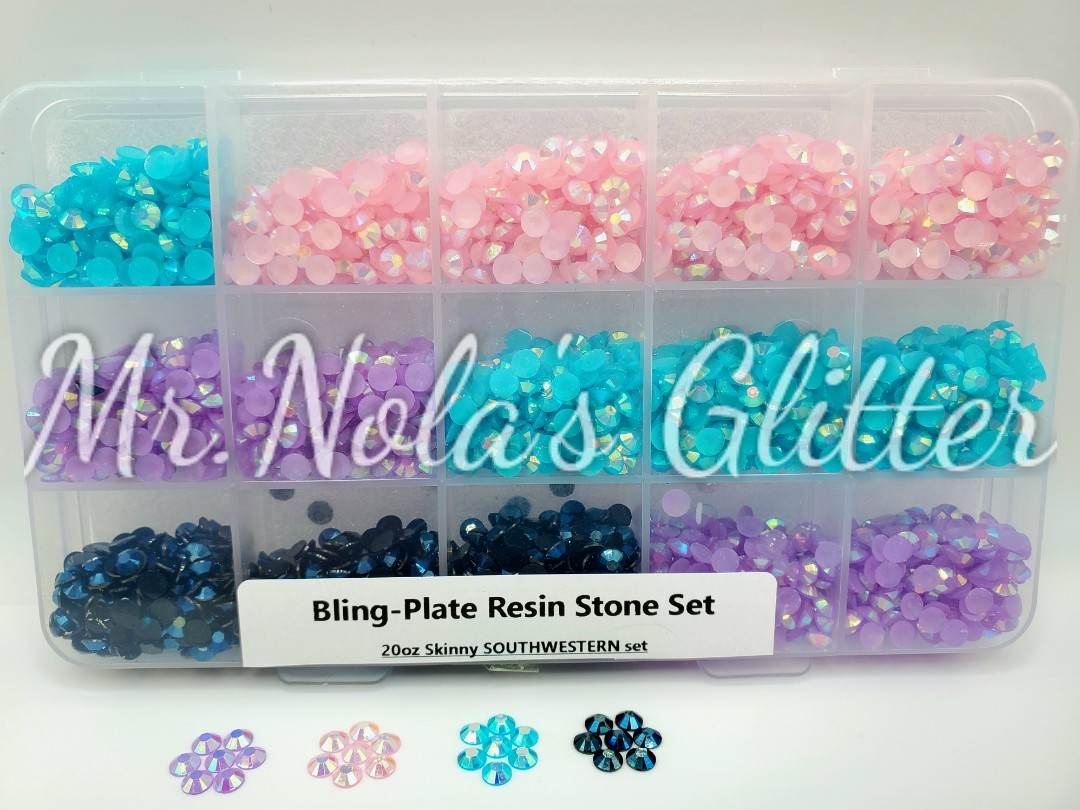 Bling-Plate Rhinestone Packs