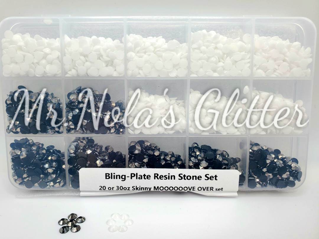 Bling-Plate Rhinestone Packs