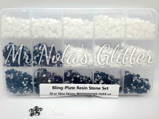 Bling-Plate Rhinestone Packs