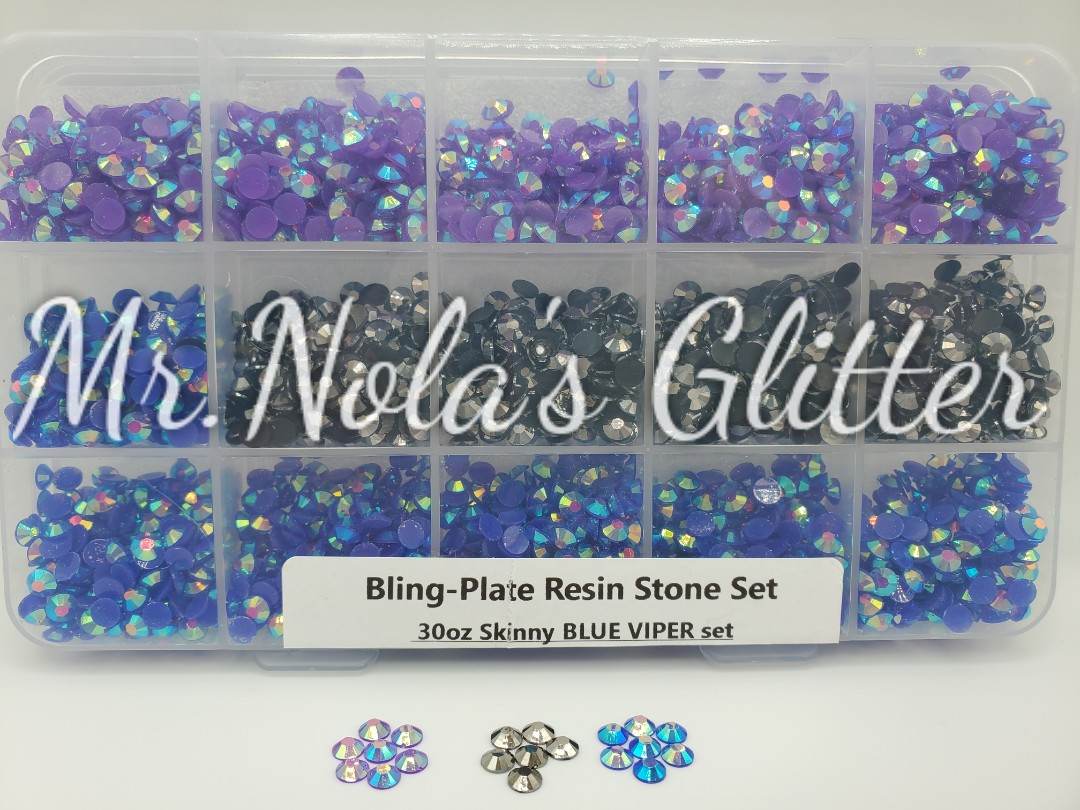 Bling-Plate Rhinestone Packs