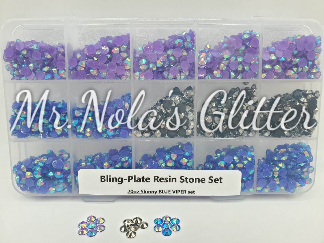 Bling-Plate Rhinestone Packs