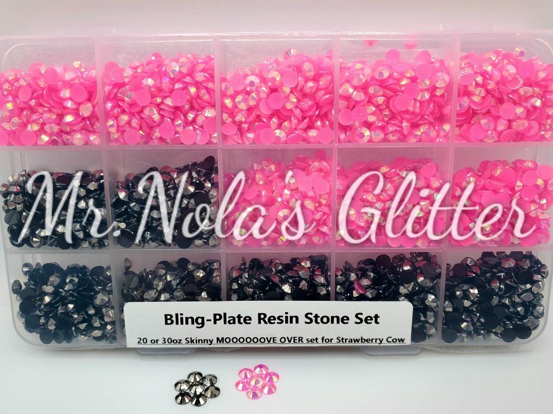 Bling-Plate Rhinestone Packs