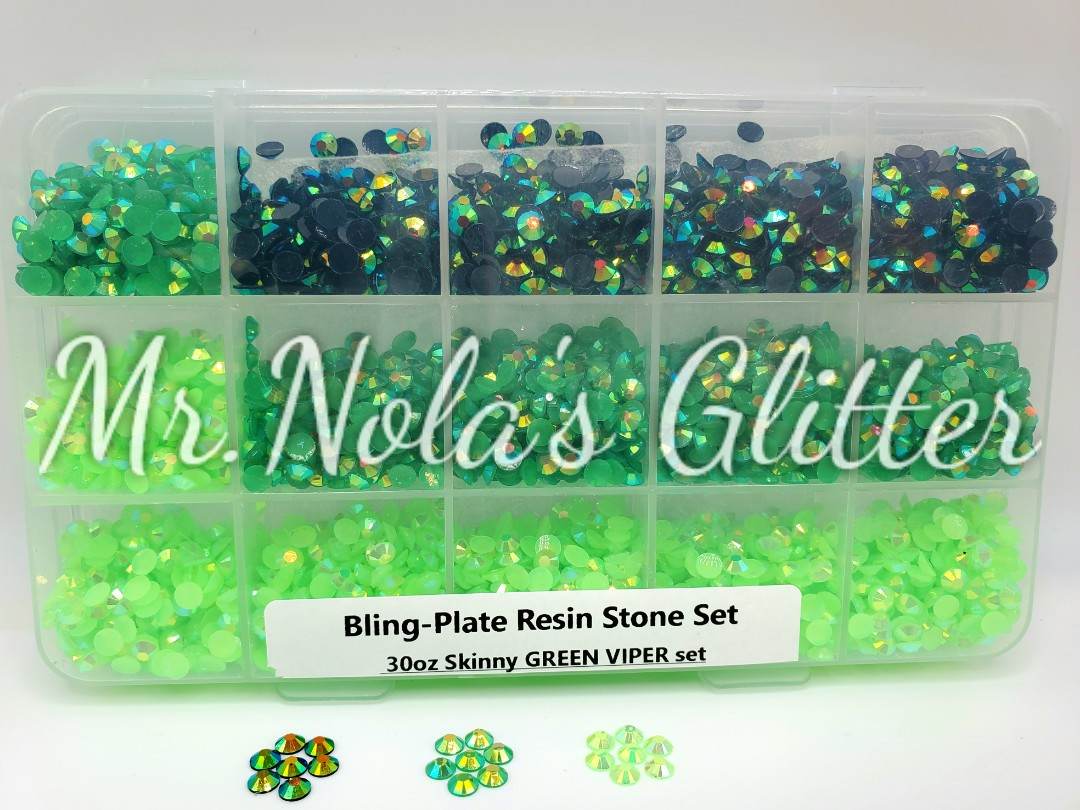 Bling-Plate Rhinestone Packs