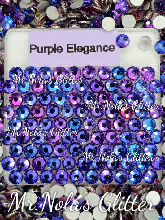 MNG Rocks Purple Velvet/ Purple Elegance Glass Rhinestone