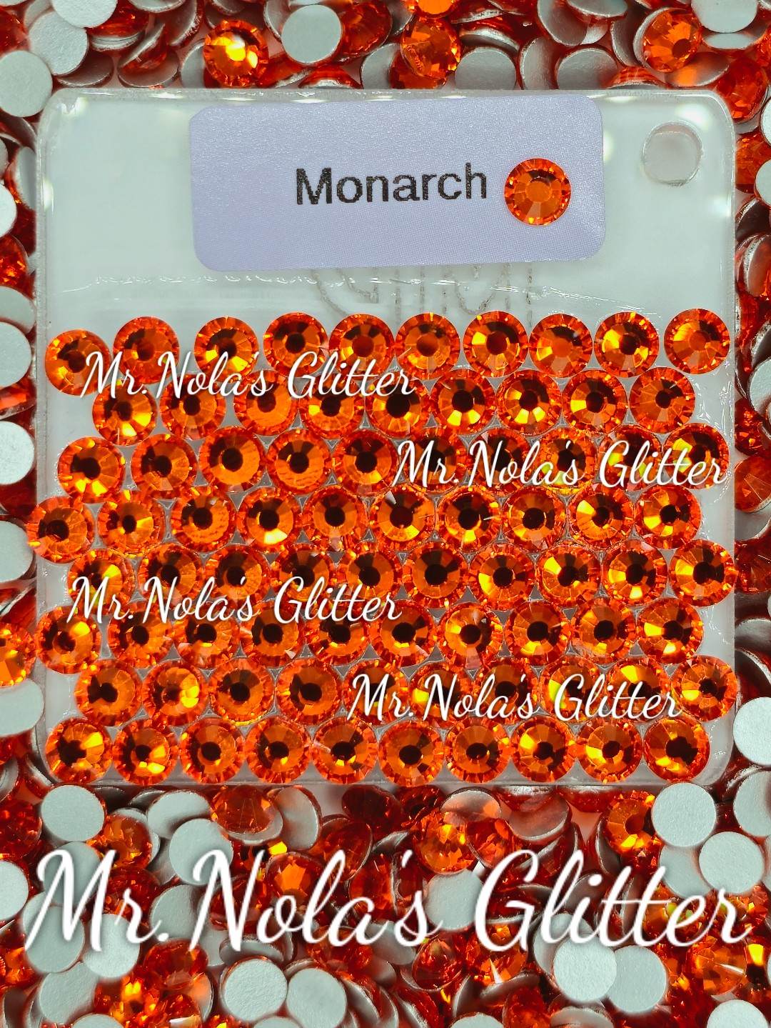 MNG Rocks Hyacinth/ Monarch Glass Rhinestones