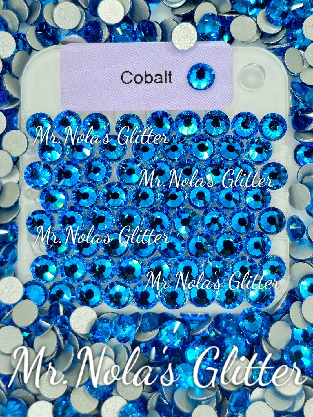 MNG Rocks Capri Blue/ Cobalt Glass Rhinestone