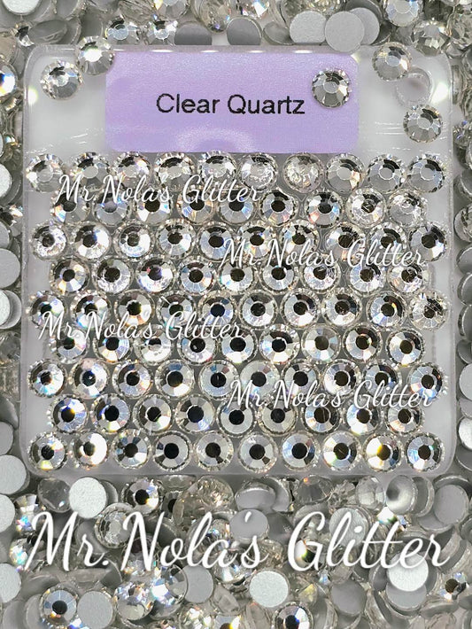 MNG Rocks Crystal Clear Quartz Glass Rhinestones