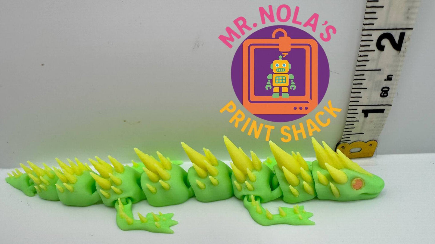 Print Shack  3D Printed Poindexter The Dragon