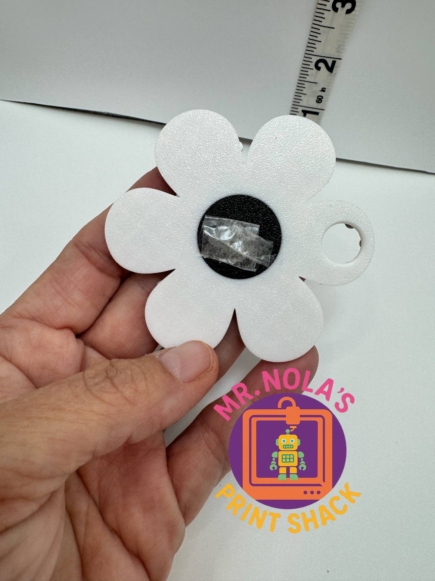 Print Shack  3D Printed Toxic Daisy Tumbler Plate