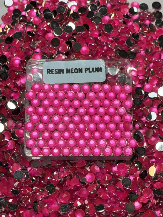 MNG Rocks Resin Neon Plum