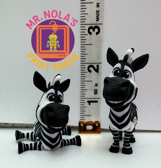 Print Shack  3D Printed Micro Zebra