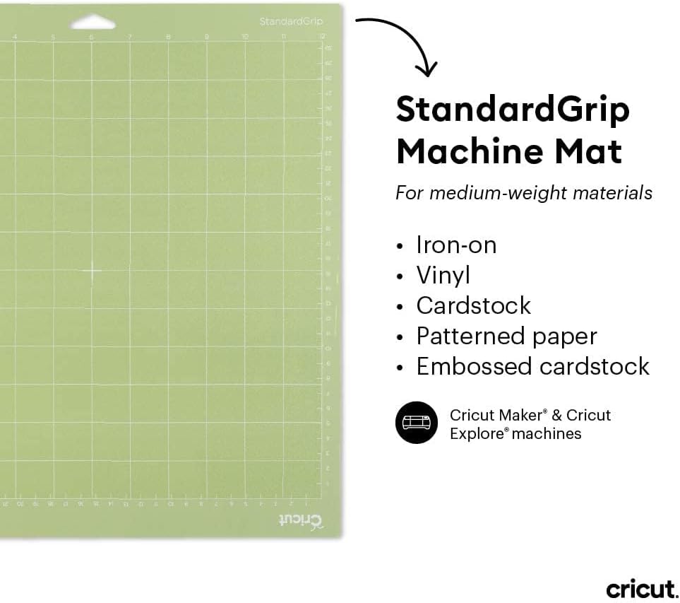 Cricut Machine Mat Variety Pack, 12 in x 12 in (3 ct)