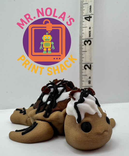 Print Shack  3D Printed Charlie Chocolate Cream Pie Turtle