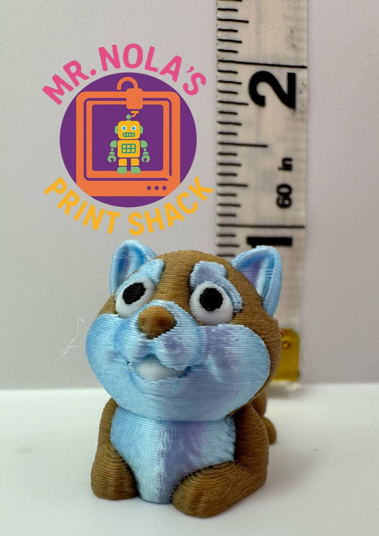 Print Shack  3D Printed Bruiser Blueberry Pup