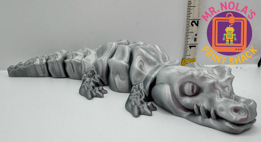 Print Shack  3D Printed Grizzle Swamp Puppy (Gator)