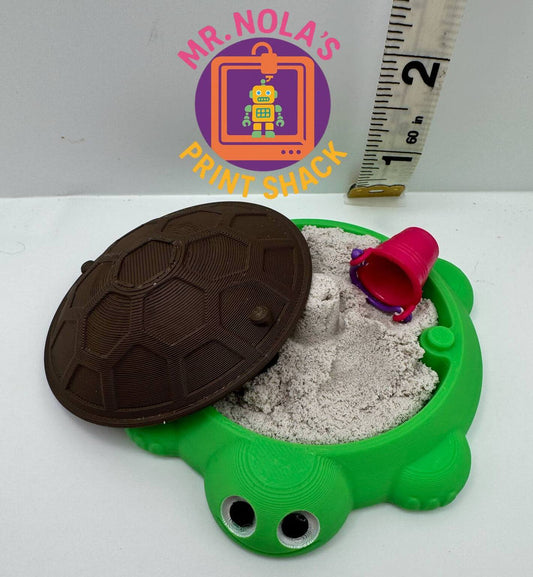 Print Shack  3D Printed Mini Desktop Turtle Sandbox