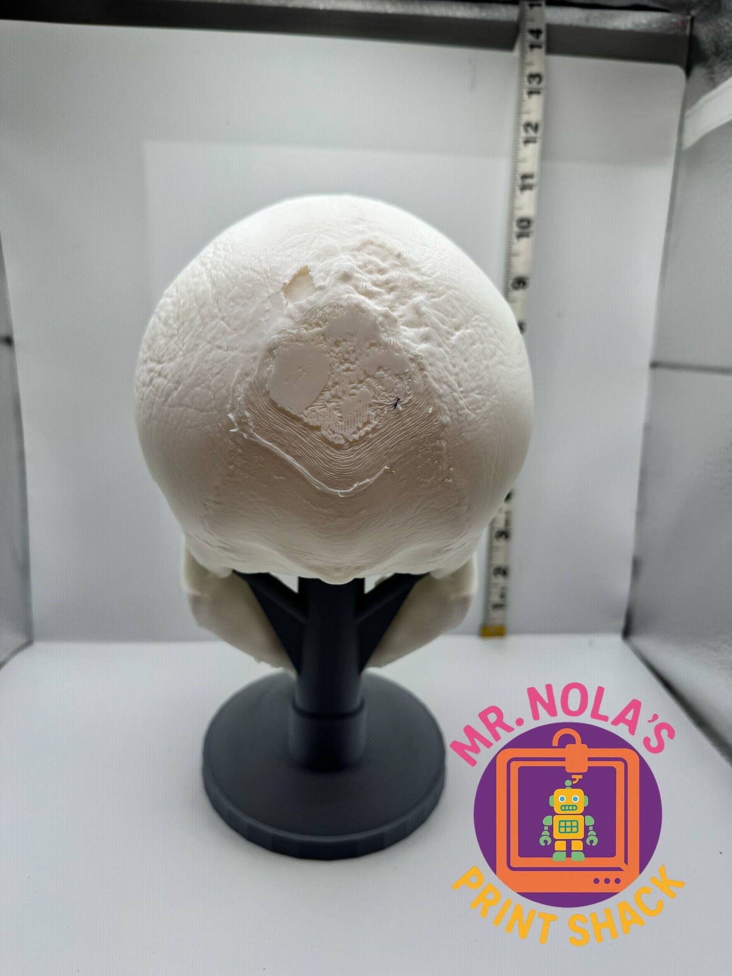 Print Shack  3D Printed Almost Real but Not Really Vampire Skull
