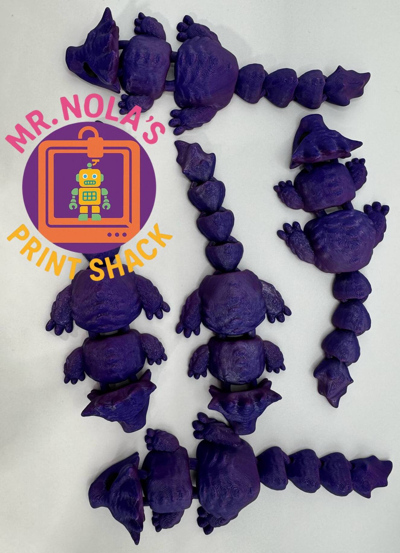 Print Shack  3D Printed Prince the Purple Dragon