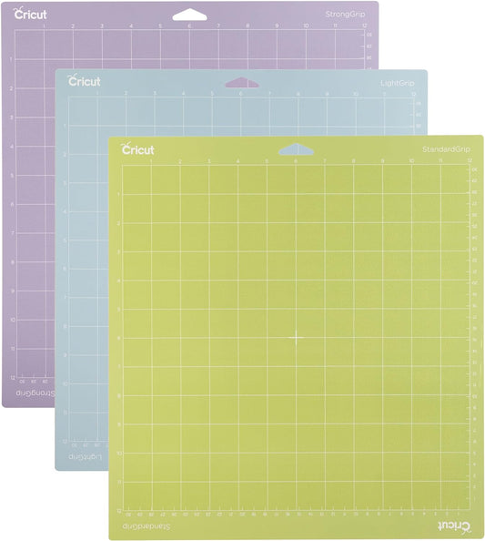 Cricut Machine Mat Variety Pack, 12 in x 12 in (3 ct)