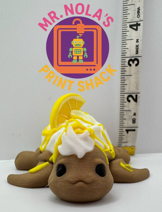 Print Shack  3D Printed Loretta Lemon Meringue Turtle