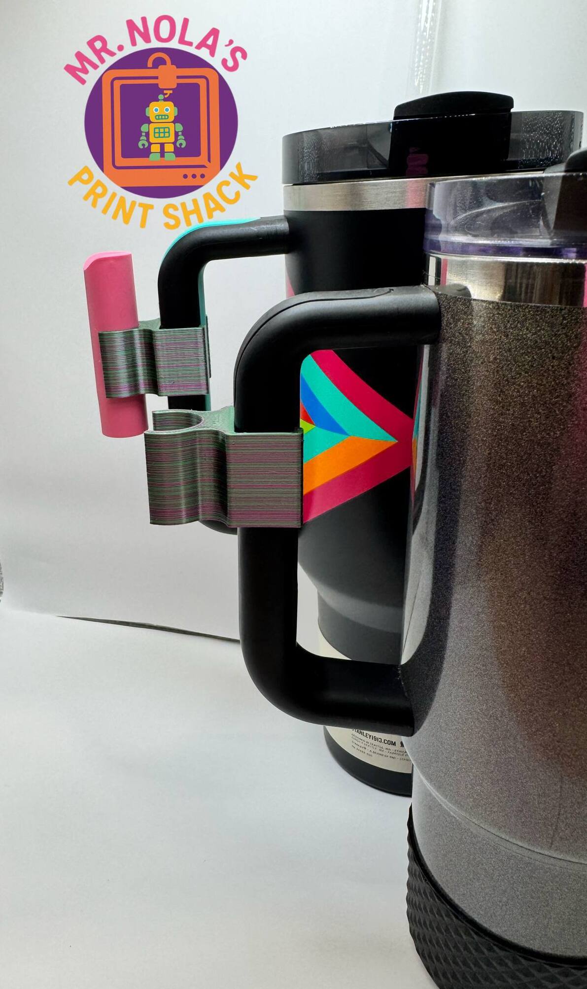 Print Shack  3D Printed Pucker Up Handle Clip- Watermelon Edition