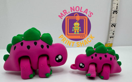 Print Shack  3D Printed Walter Melon Stego Dino