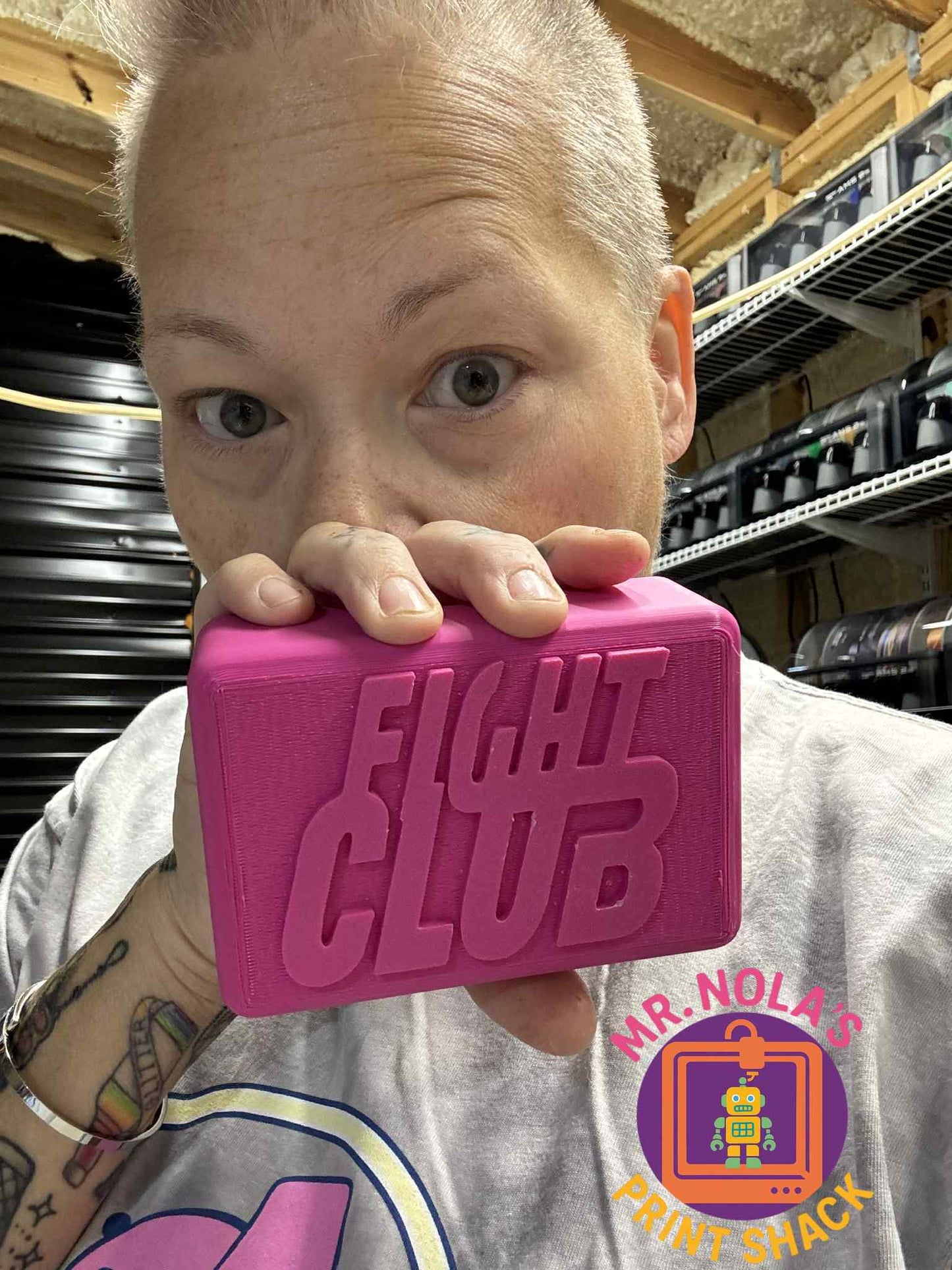Print Shack  3D Printed Fight Club Travel Soap Container
