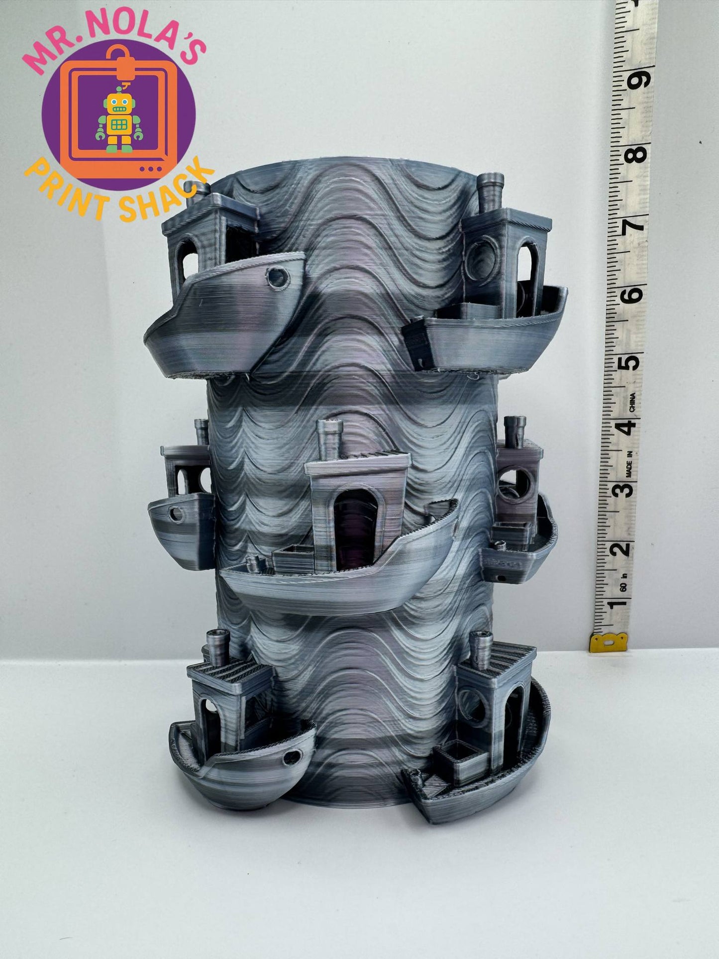 Print Shack  3D Printed Ship Shape Utensil Holder