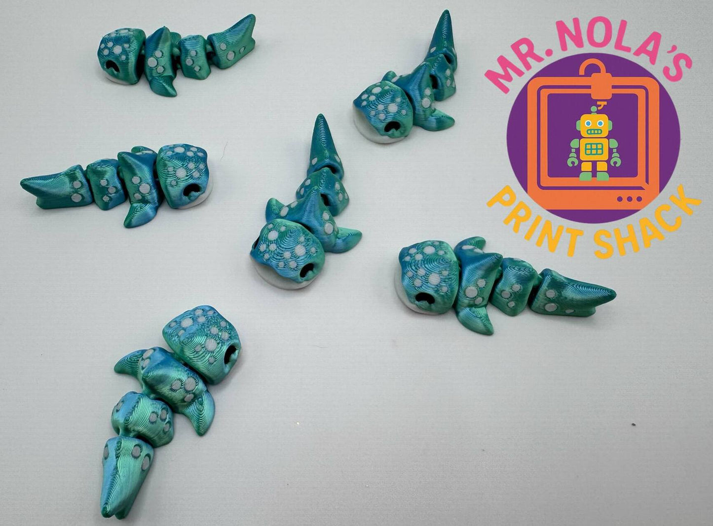 Print Shack  3D Printed Dotty The Whale Shark