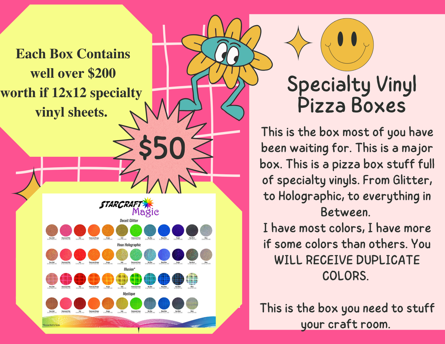 Mrs.Nola’s Craft Room Cleanout Specialty Vinyl