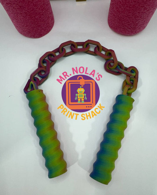 Print Shack  3D Printed Noodle-Nunchuck