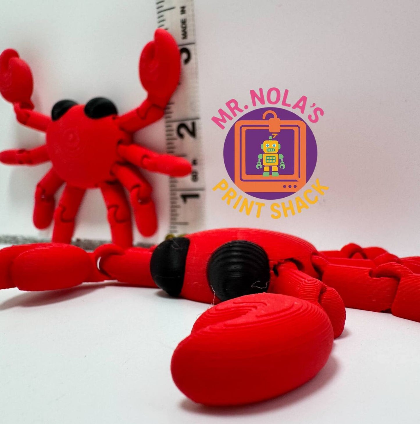 Print Shack  3D Printed Snappy Your Pocket Crab