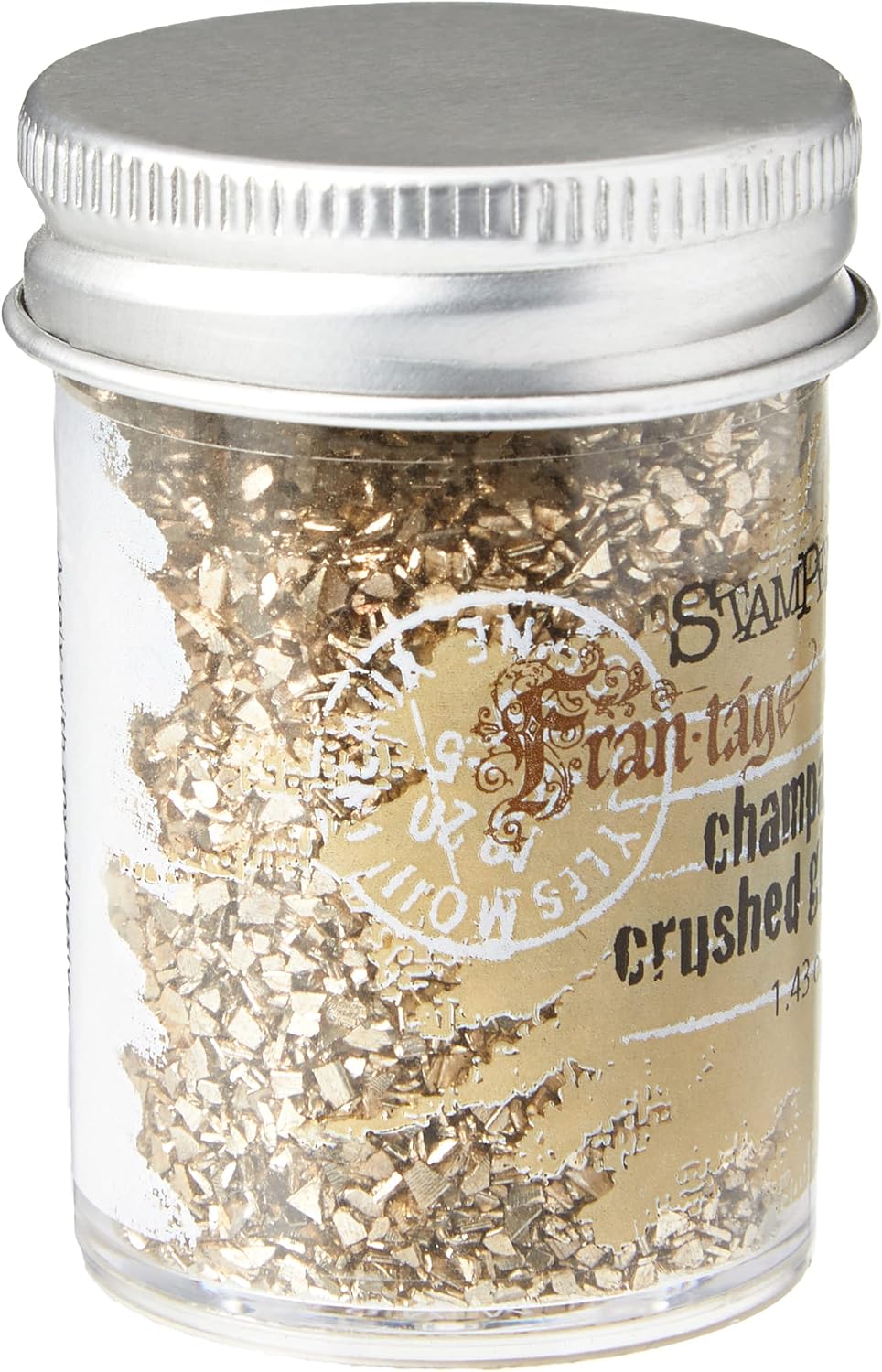 Stampendous Glass Glitter 1.43 Ounces-Champagne