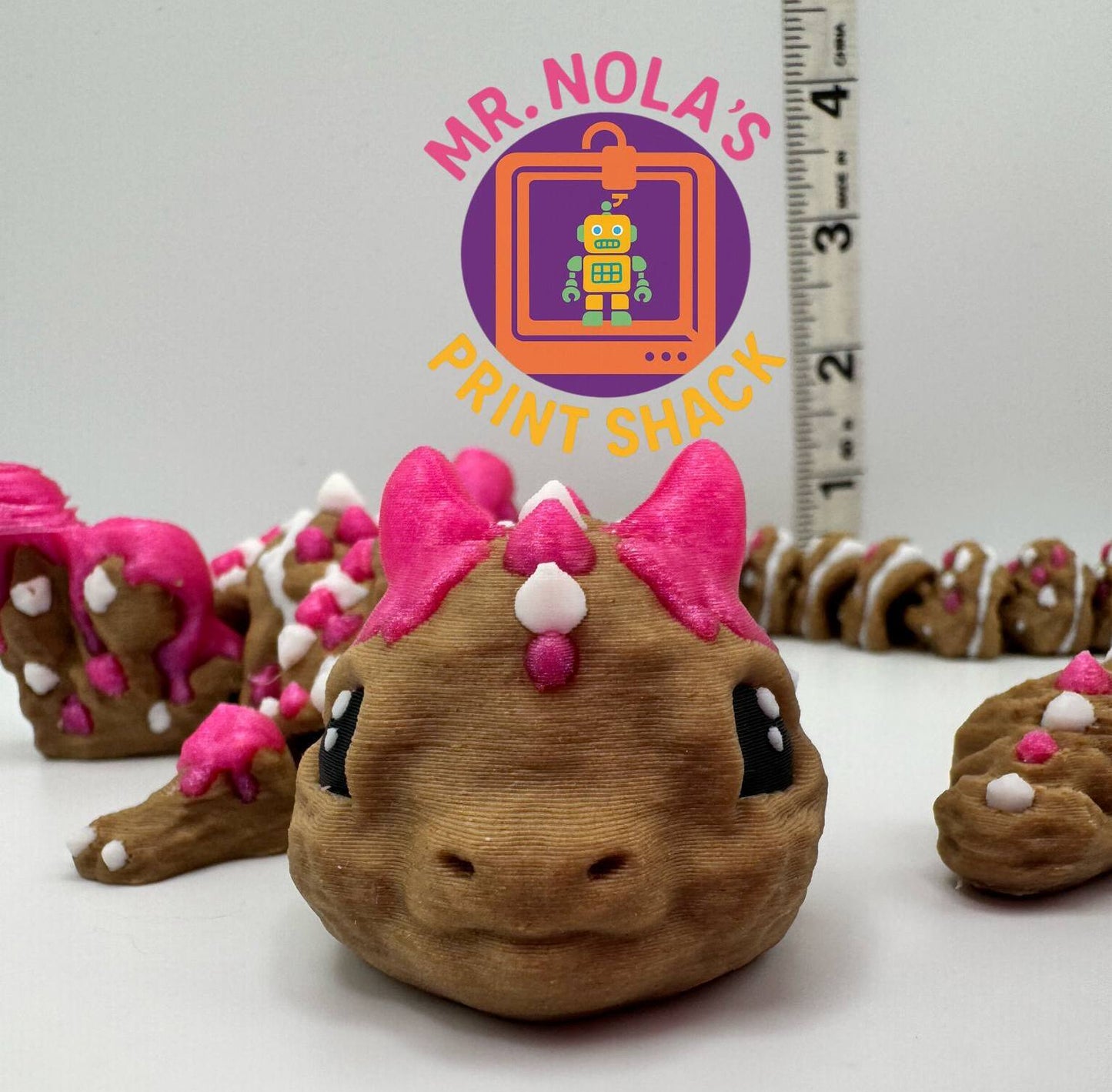 Print Shack  3D Printed Cookie Dragon