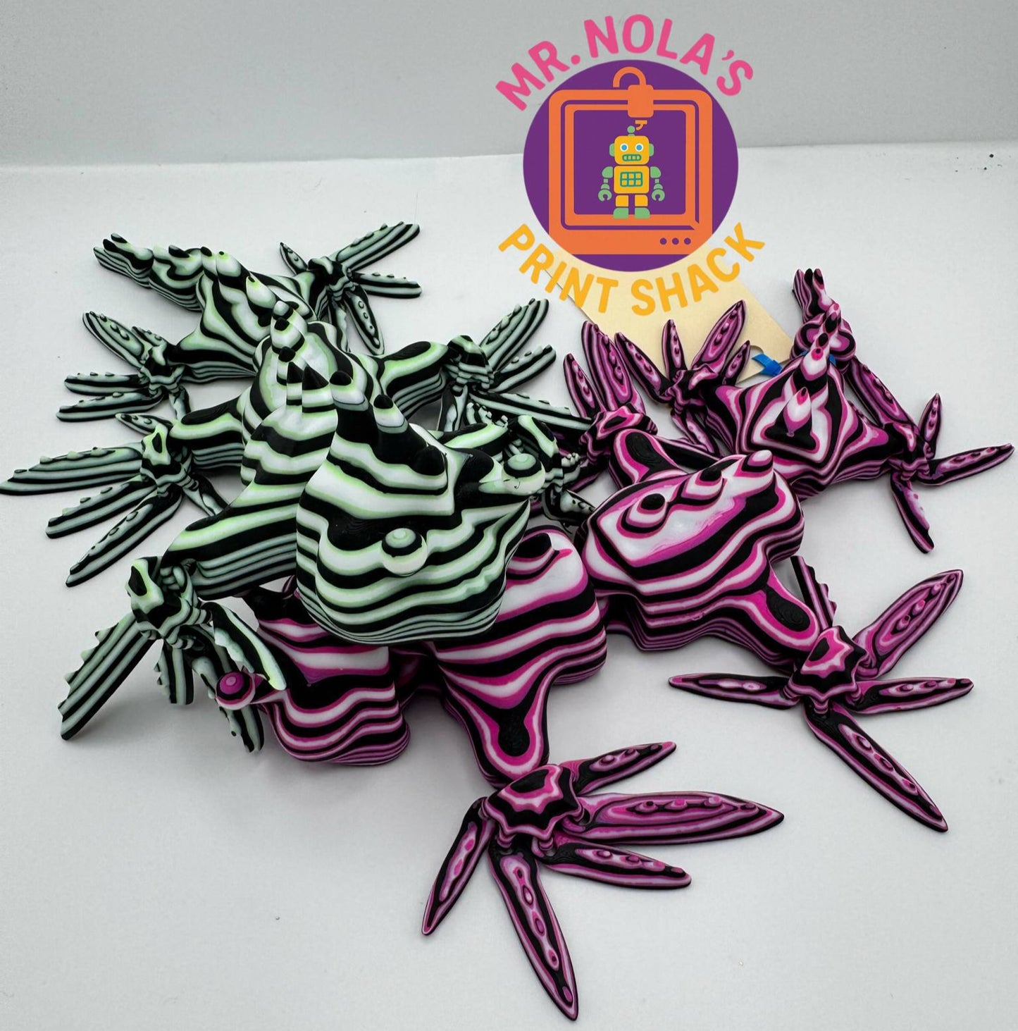 Print Shack  3D Printed Articulated Green Sea Dragon
