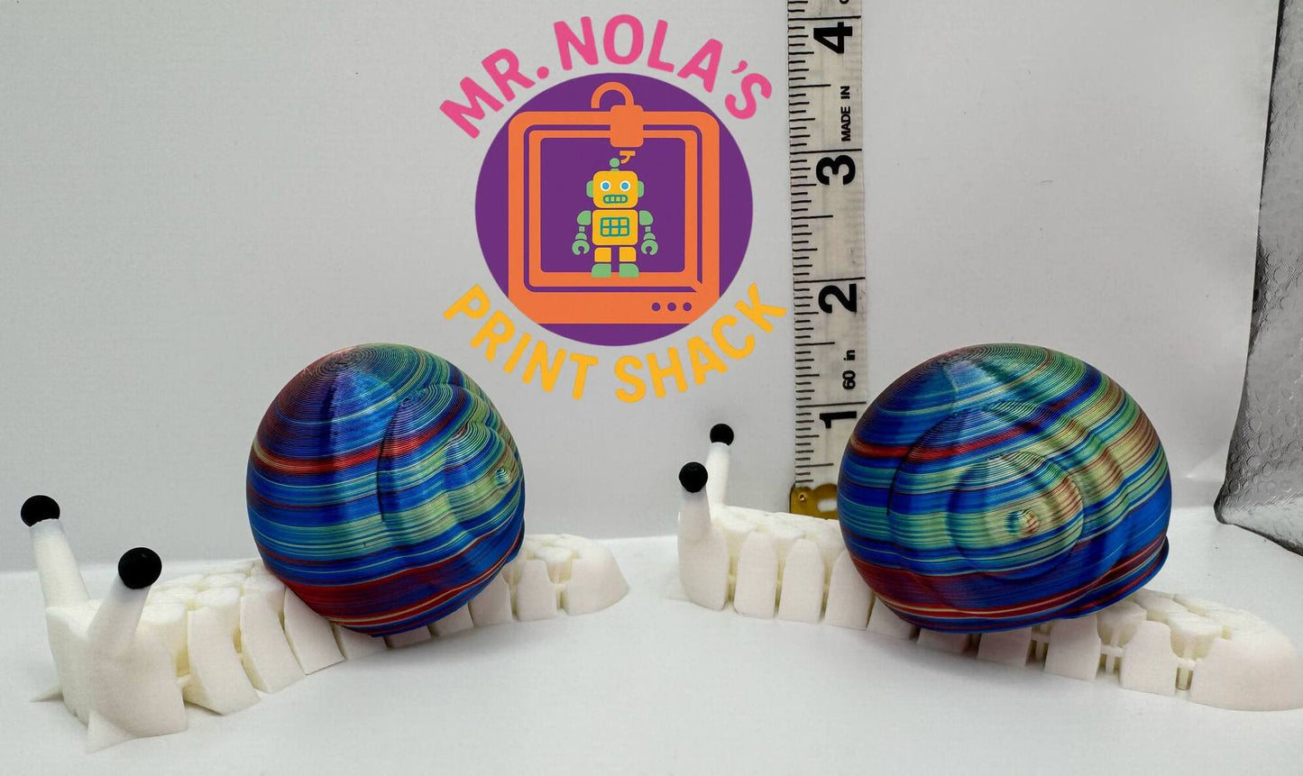 Print Shack  3D Printed Sheldon the Snail