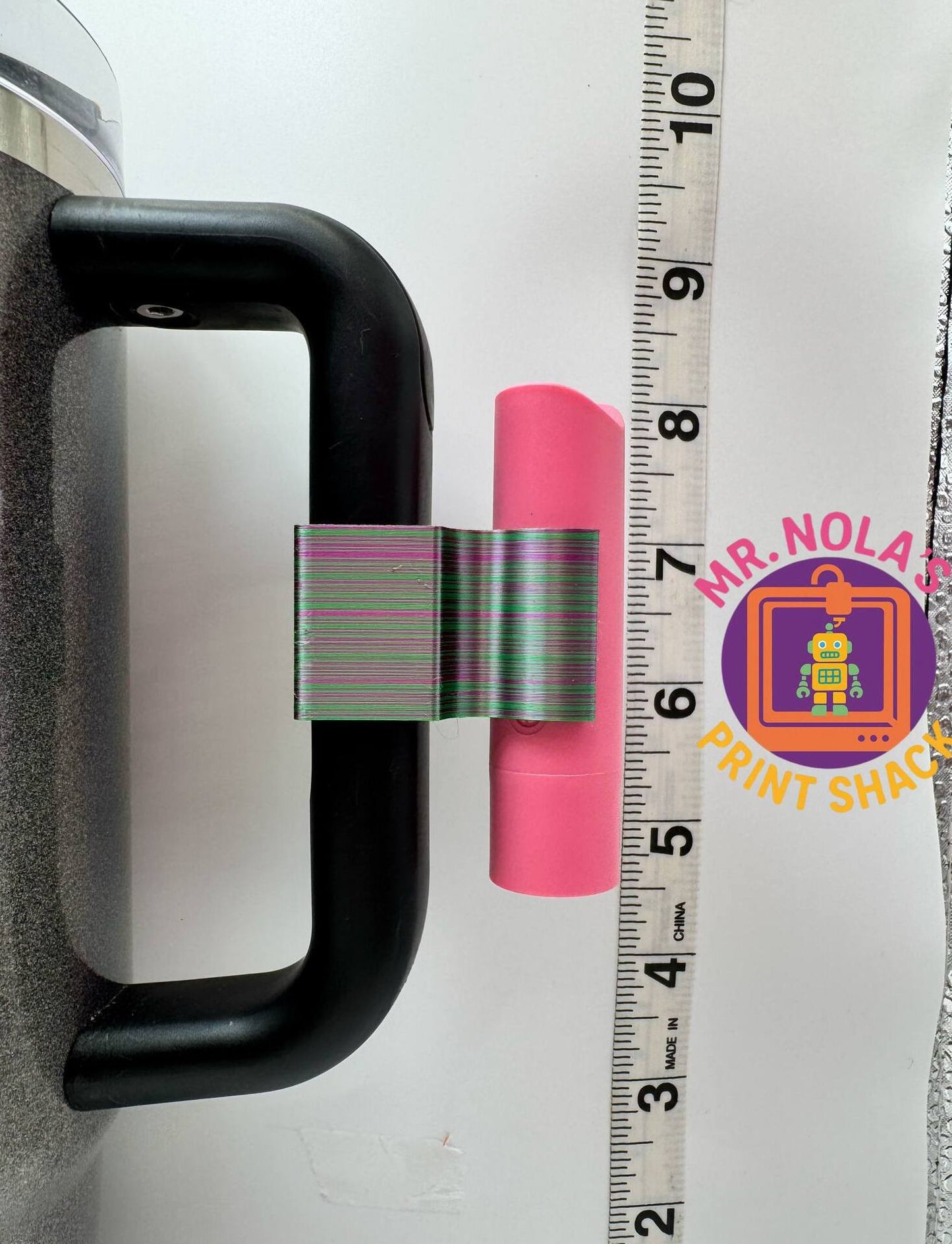 Print Shack  3D Printed Pucker Up Handle Clip- Watermelon Edition