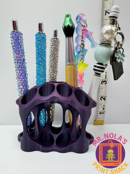 Print Shack  3D Printed Midnight Slime Pen Holder