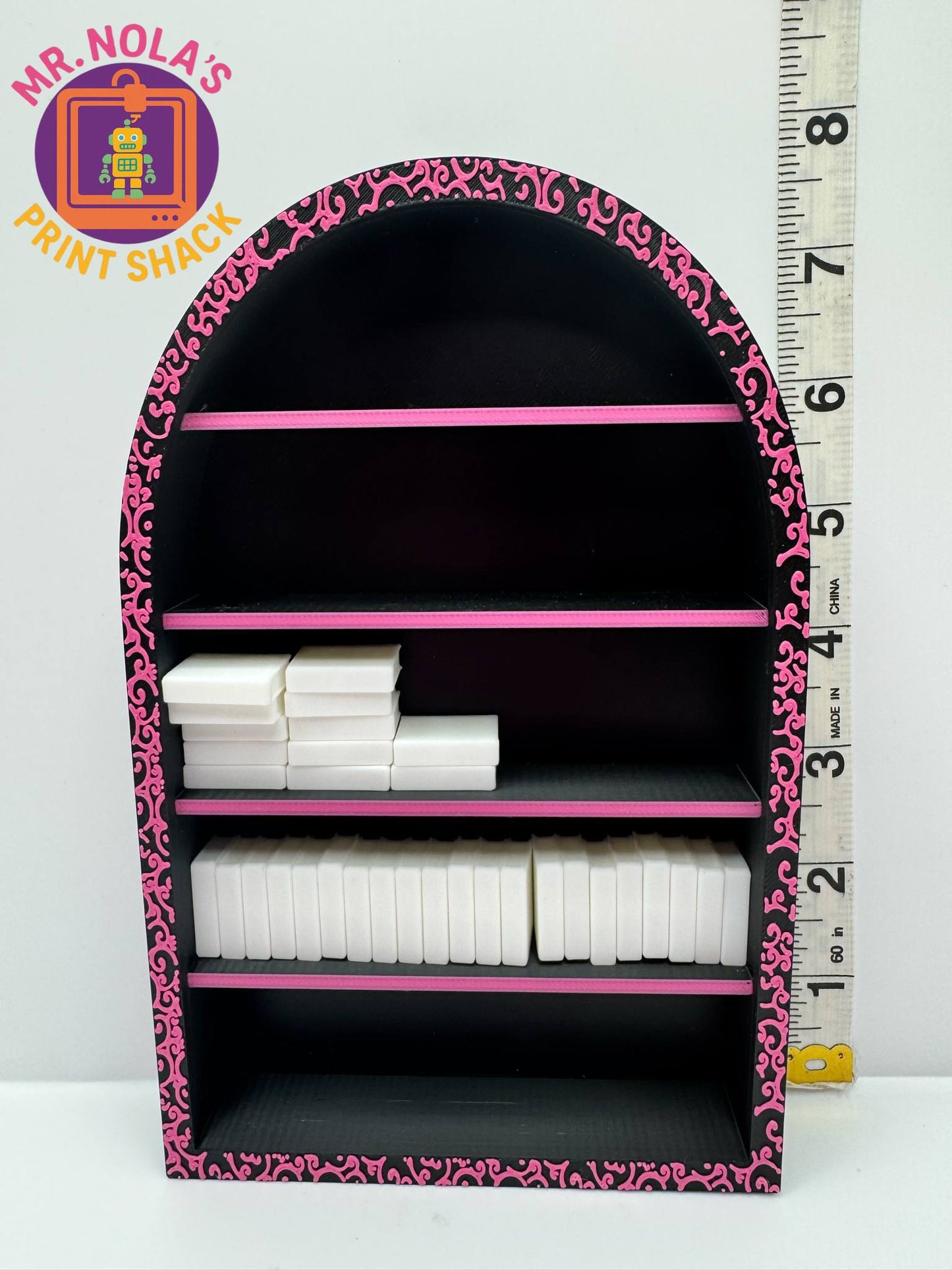 Print Shack  3D Printed Mini Blank Books for Book Case