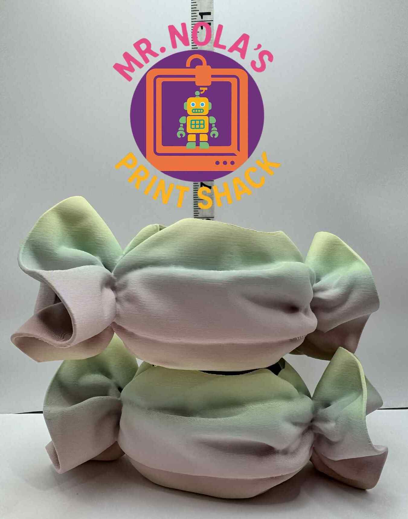 Print Shack  3D Printed Sweet Tooth Mini Desk Planter