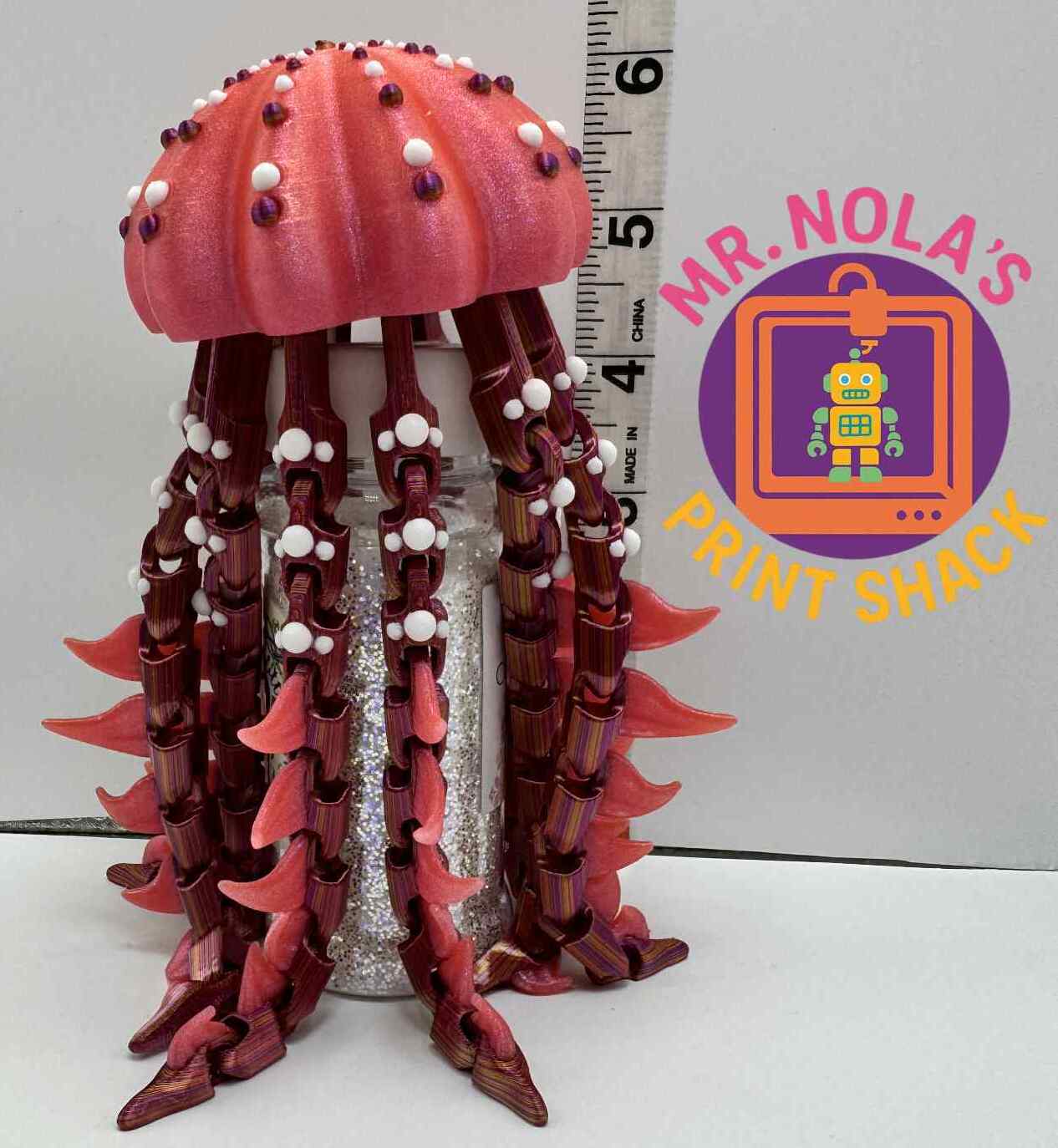 Print Shack  3D Printed Tentaclique – Gilded Wing Academy Jelly Collection